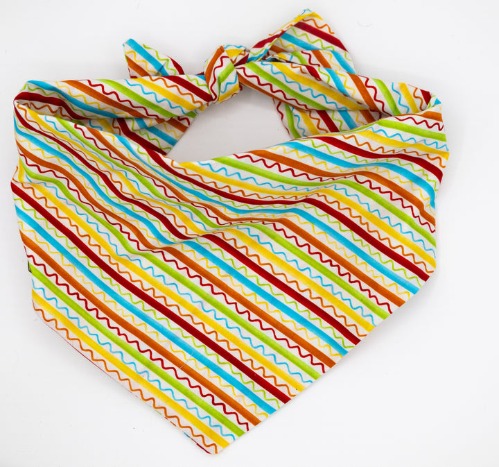 Squiggles & Stripes Bandana