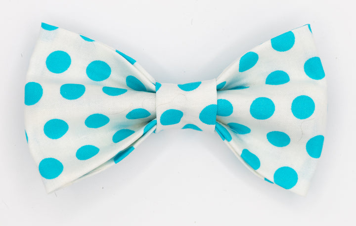 Blue Dot Bow Tie