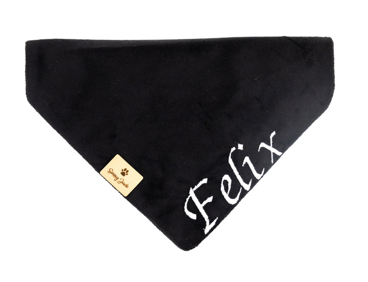 Black Tie Affair Velvet Holiday Bandana