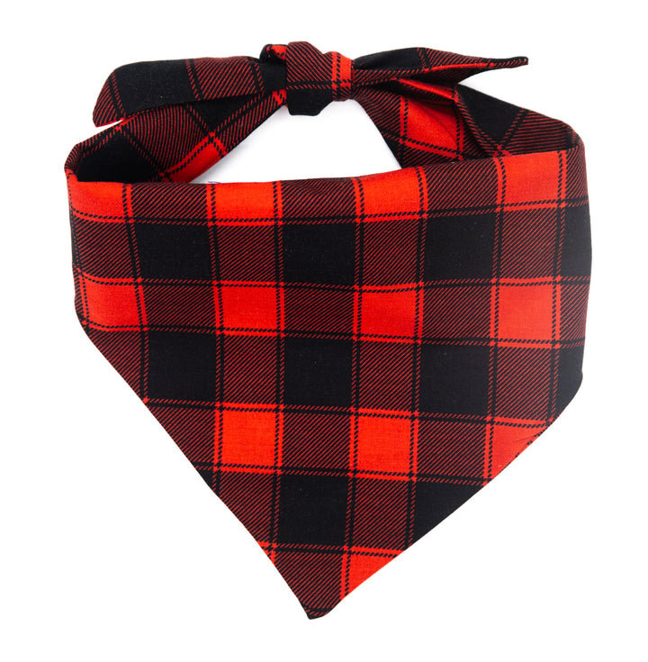 Christmas Buffalo Check Bandana