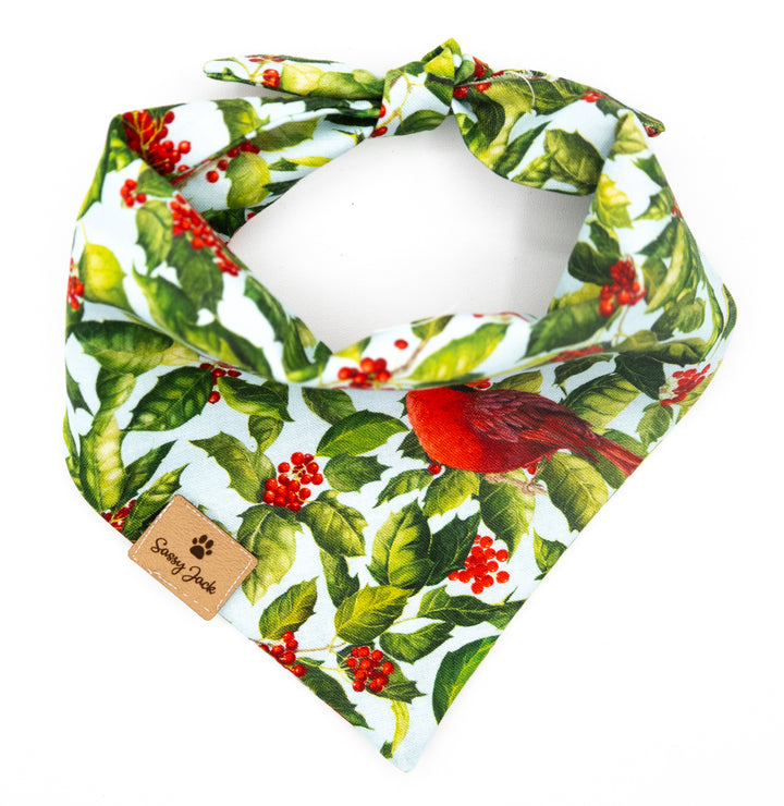 Cardinal at Christmas Bandana