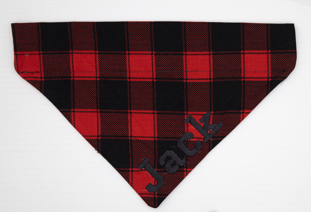 Christmas Buffalo Check Bandana