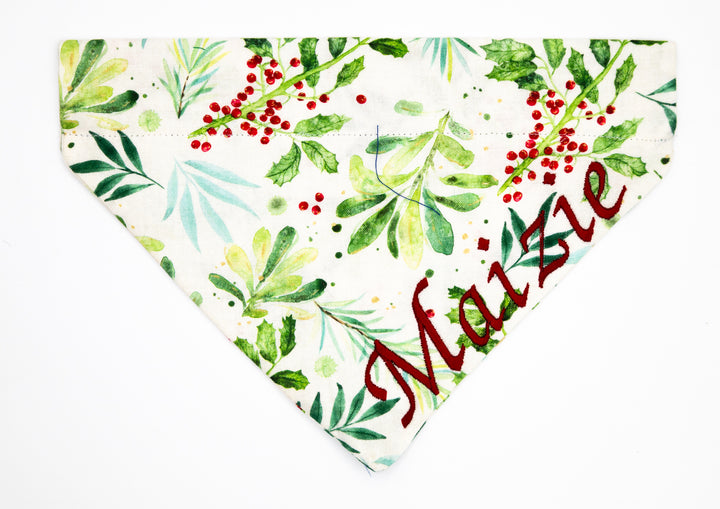 Holly Berry Holiday Bandana