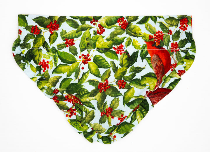 Cardinal at Christmas Bandana