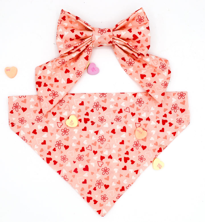 Field of Hearts Valentine Bandana